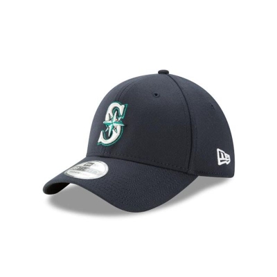Seattle Mariners Gorra | New Era MLB Team Classic 39thirty Stretch Fit Cap Mexico - Azules